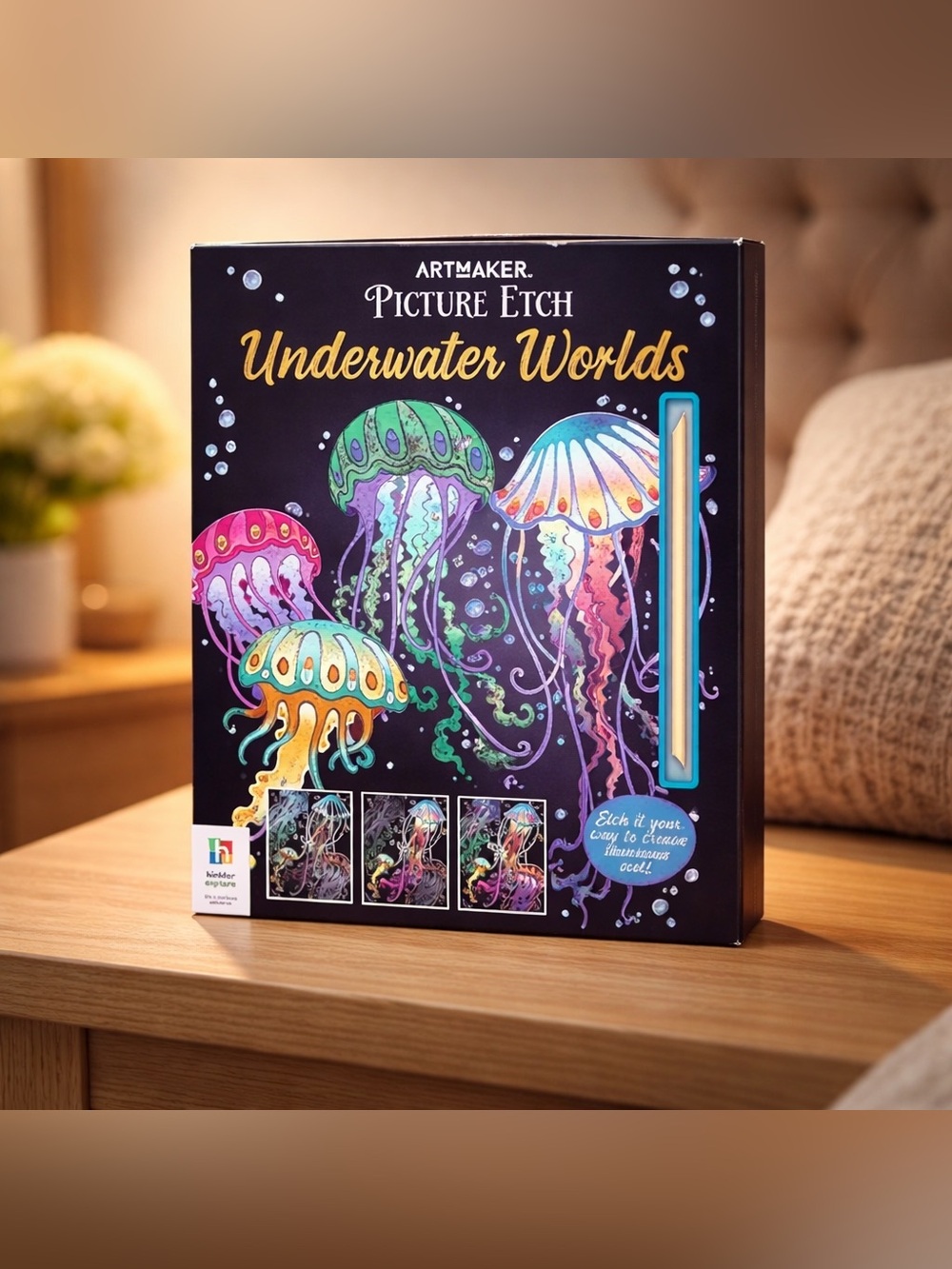 Art maker Picture Etch: Underwater Worlds!